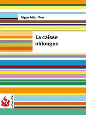 cover image of La caisse oblongue (low cost). Édition limitée